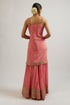 Advika Strappy Sharara Set - Pink